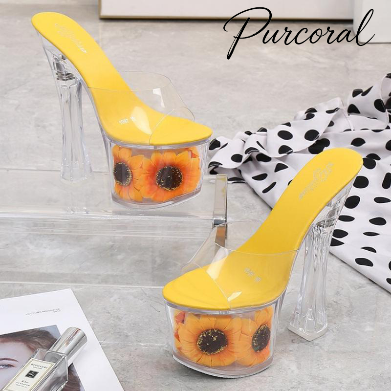 Up Lighting Decor - Purcoral 2026 Sepatu Sandal Hak Tinggi