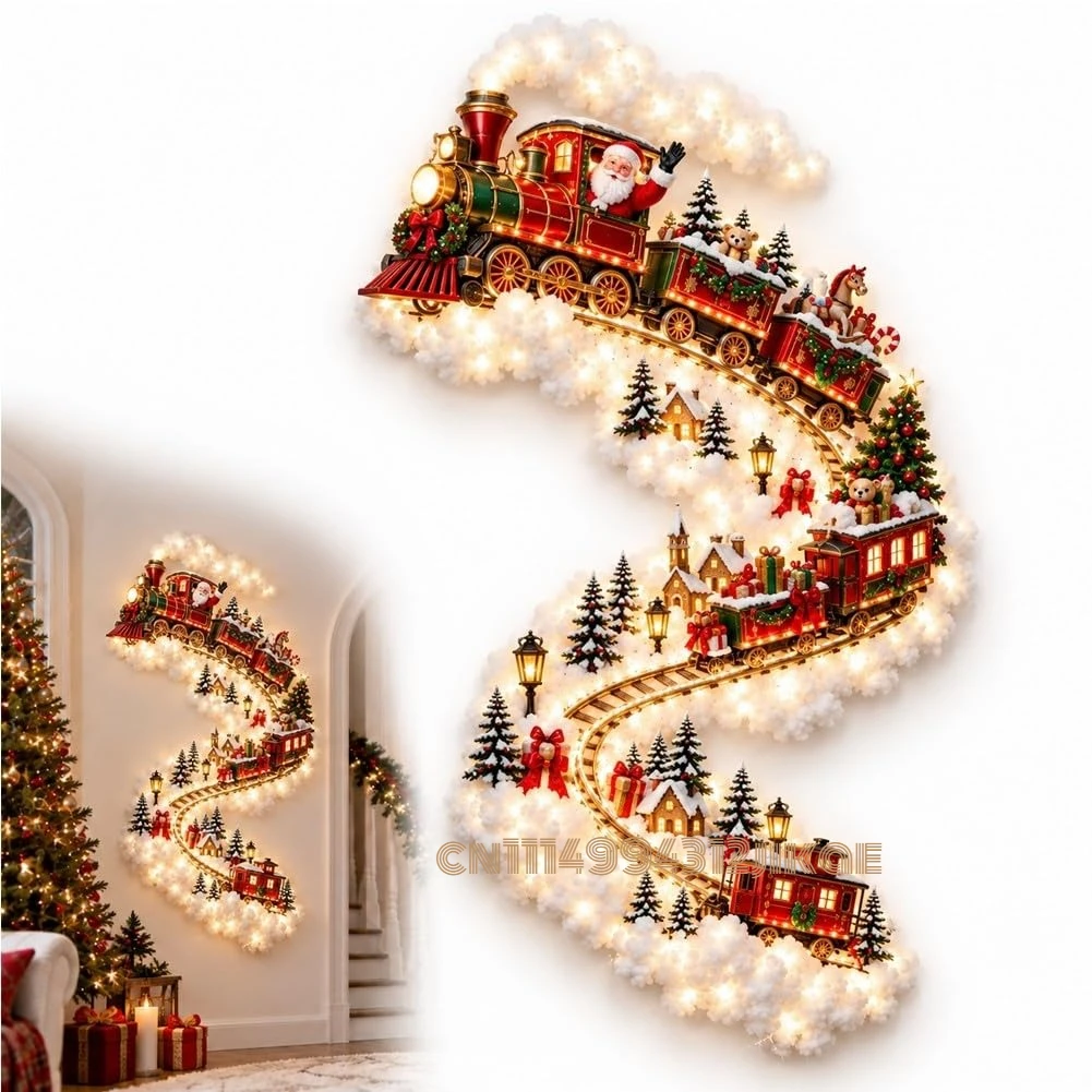 Lampu Hias Dinding Bertema Nat - Lighting Christmas Decor ulasan dan harga