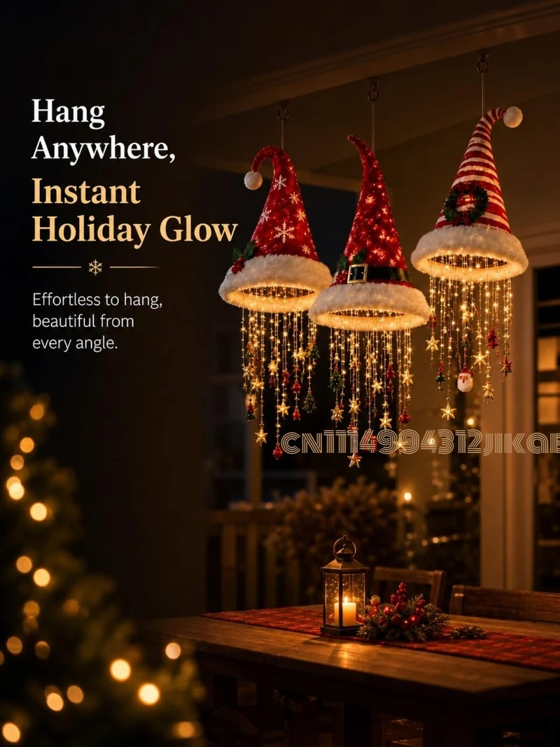 Lampu Hias Gantung Berbentuk T - Lighting Christmas Decor ulasan dan harga
