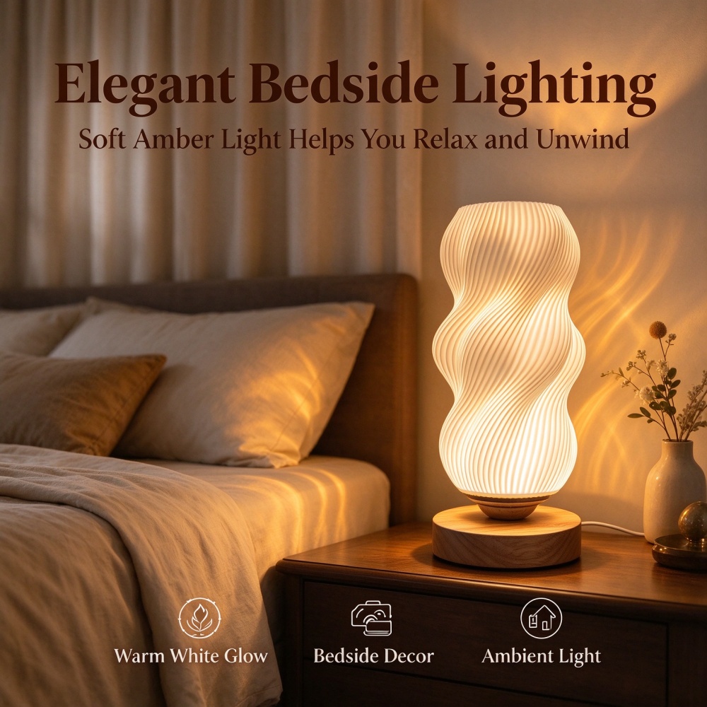 Lampu Tidur dengan Tekstur Gel - Lighting Decor Bedroom ulasan dan harga