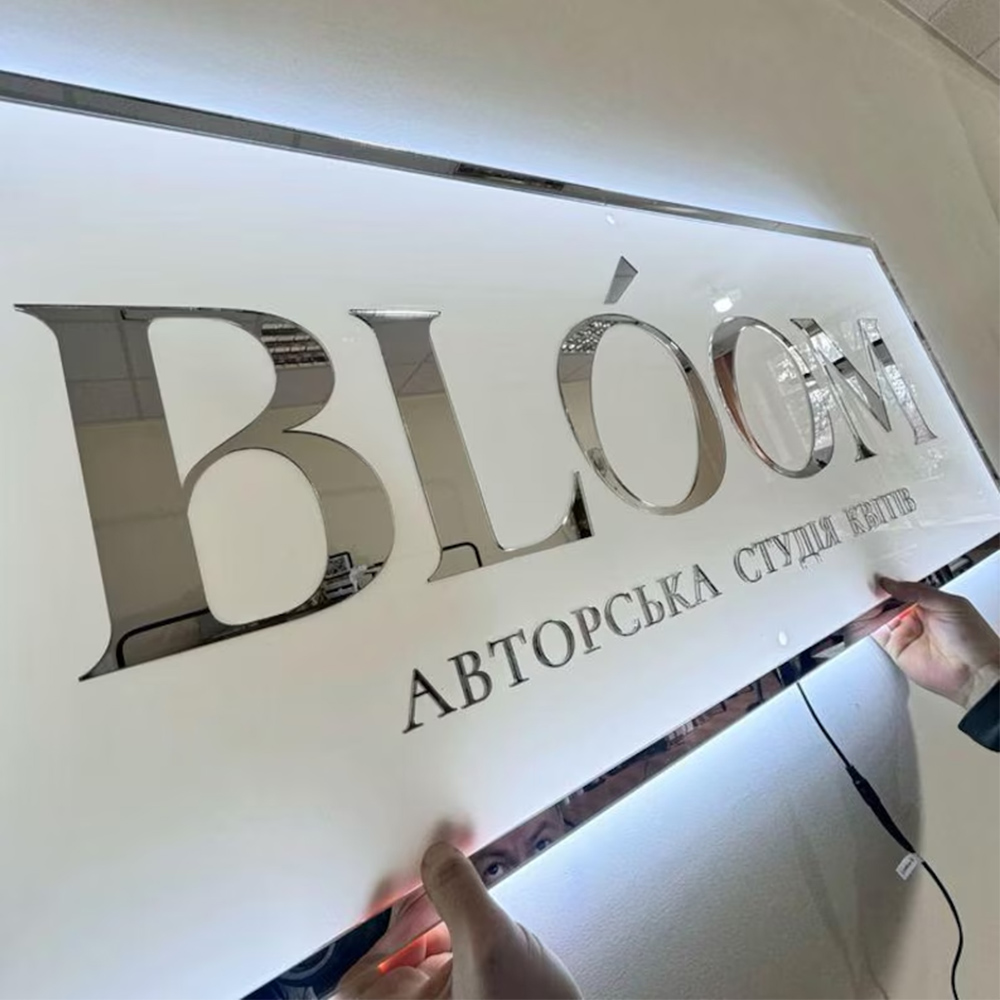 Personalisasi Tanda Logo LED B - Lighting Decoration Ideas ulasan dan harga