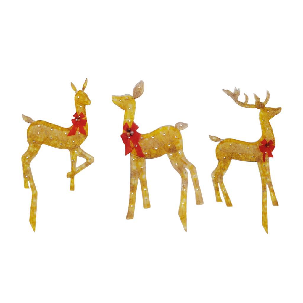 Lampu Hias Rusa Natal Warna Pu - Lighting Christmas Decor ulasan dan harga