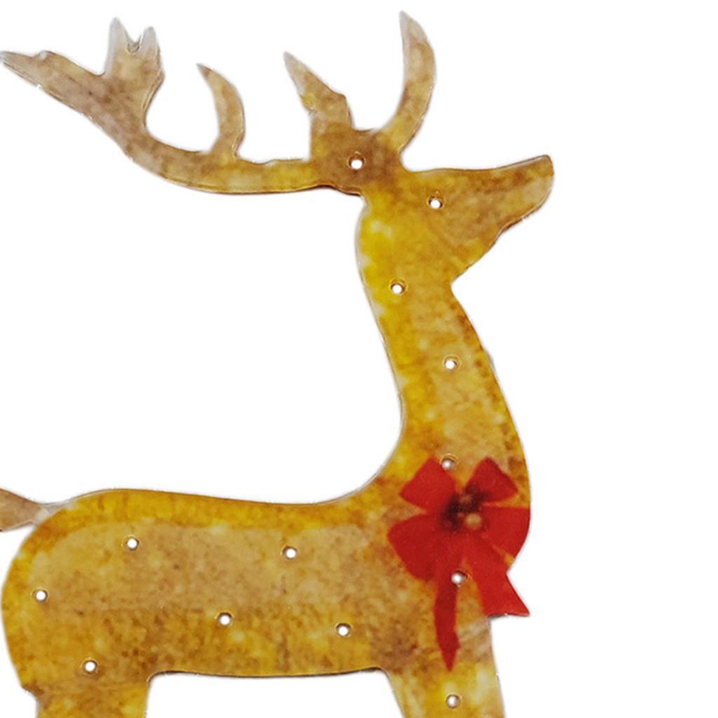 Lampu Hias Rusa Natal Warna Pu - Lighting Christmas Decor ulasan dan harga