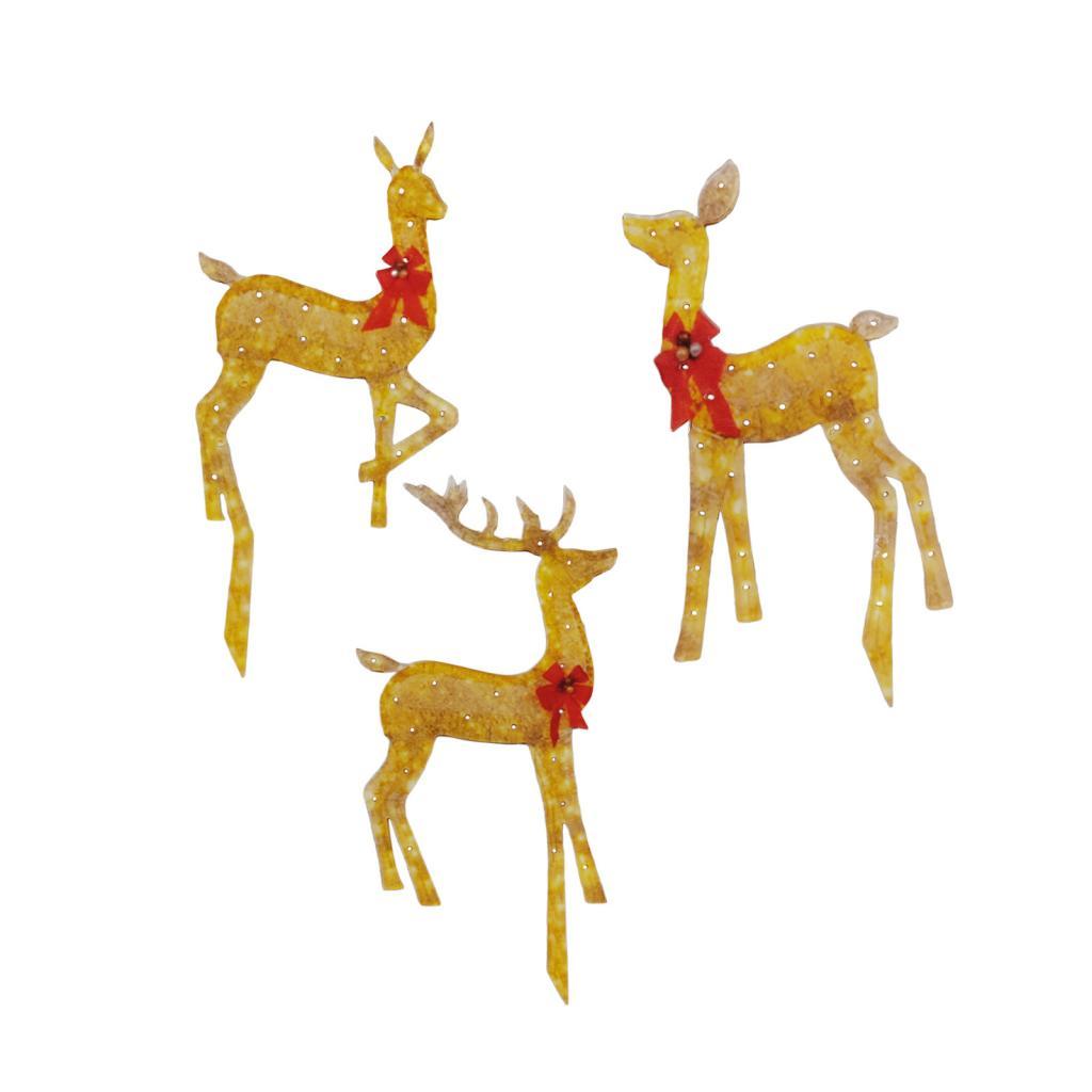 Lampu Hias Rusa Natal Warna Pu - Lighting Christmas Decor ulasan dan harga