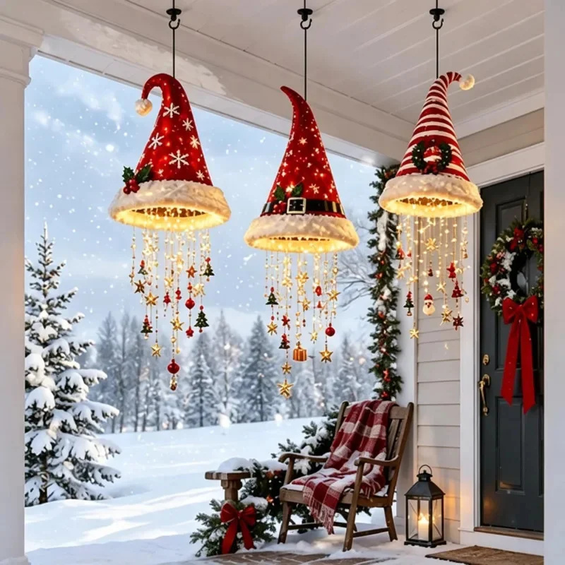 Lampu Gantung LED Bentuk Topi  - Lighting Christmas Decor ulasan dan harga