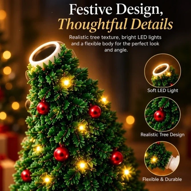 Proyektor Natal berbentuk Poho - Lighting Christmas Decor ulasan dan harga