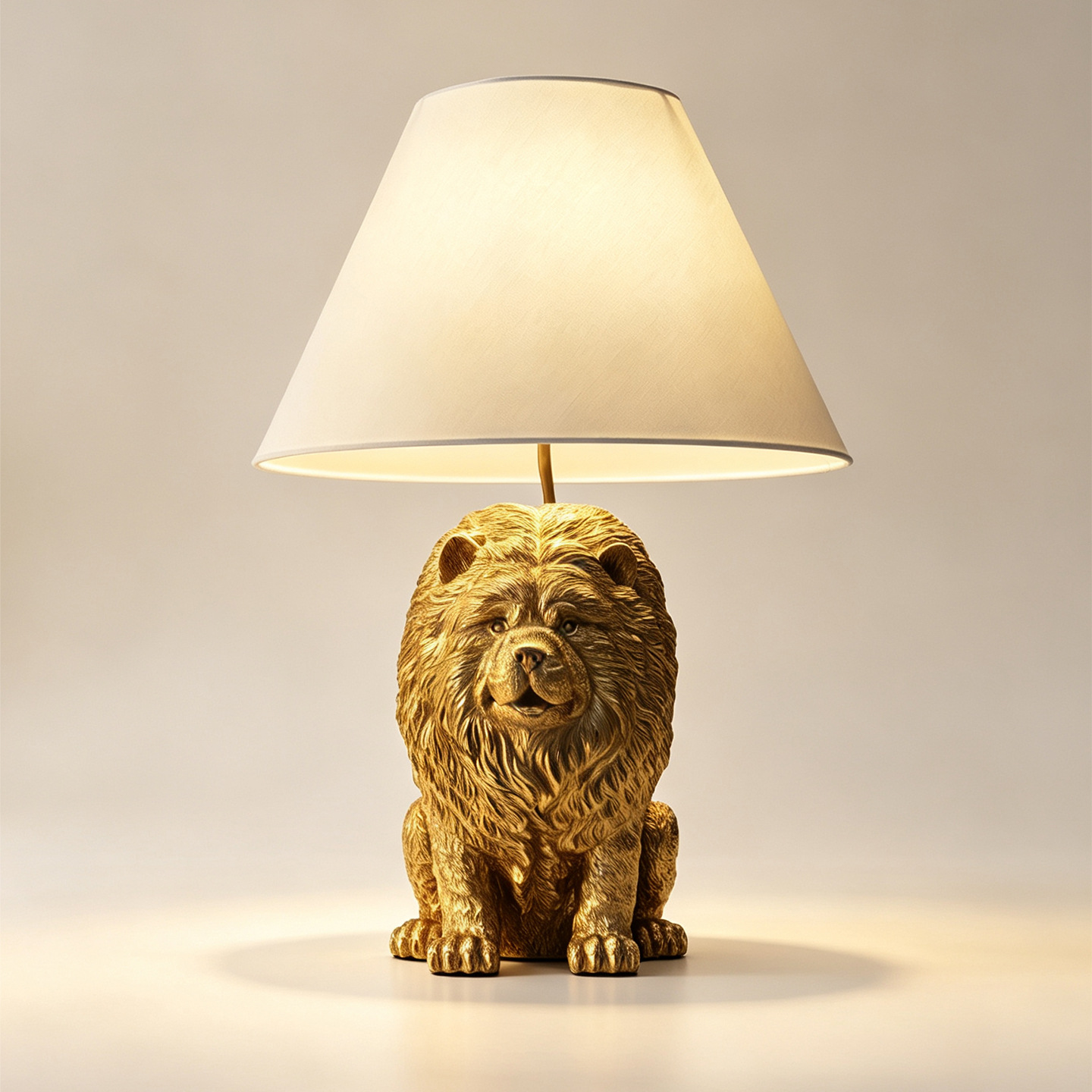 Lampu Meja Resin Hewan Chow Ch - Decor Lighting Lamps ulasan dan harga