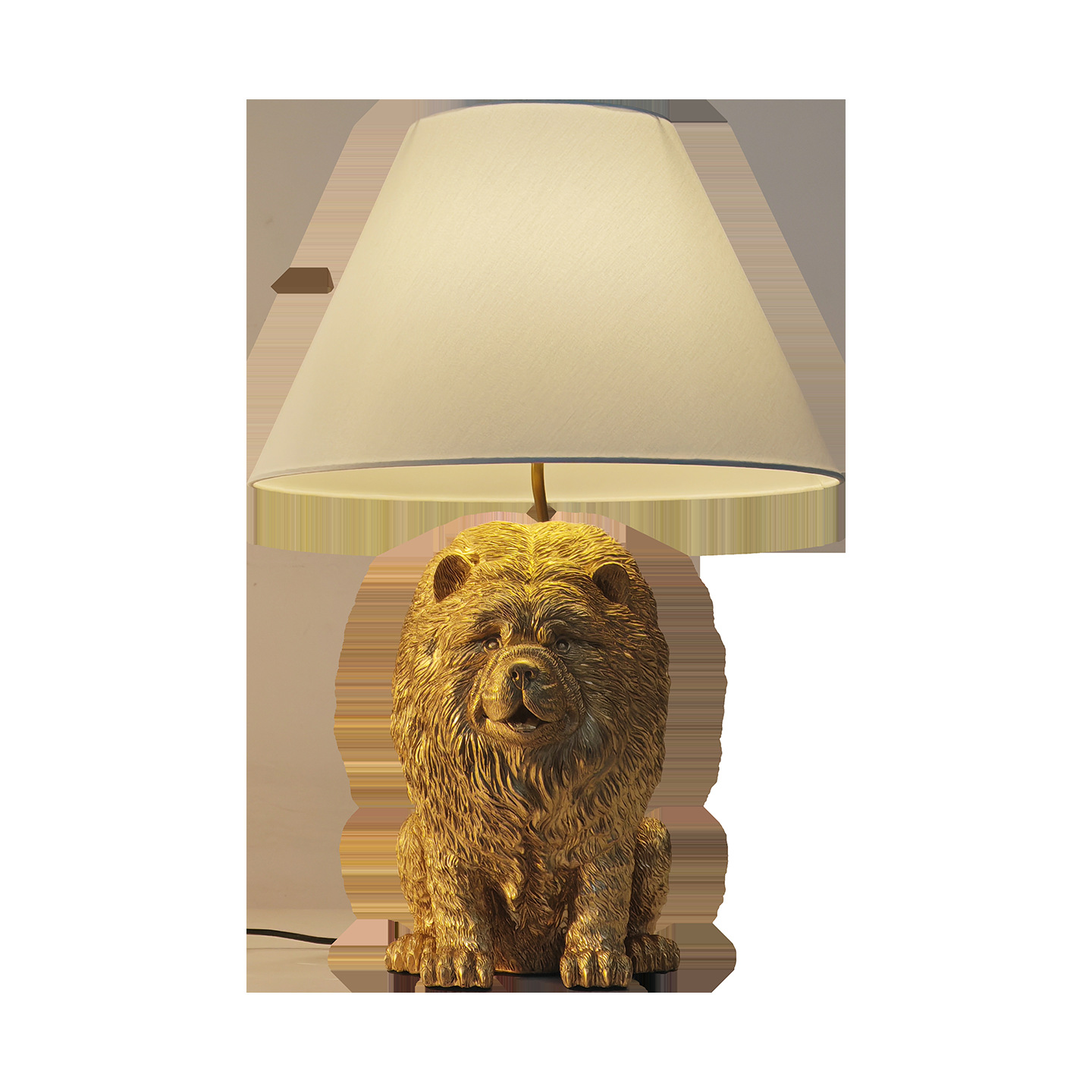 Lampu Meja Resin Hewan Chow Ch - Decor Lighting Lamps ulasan dan harga