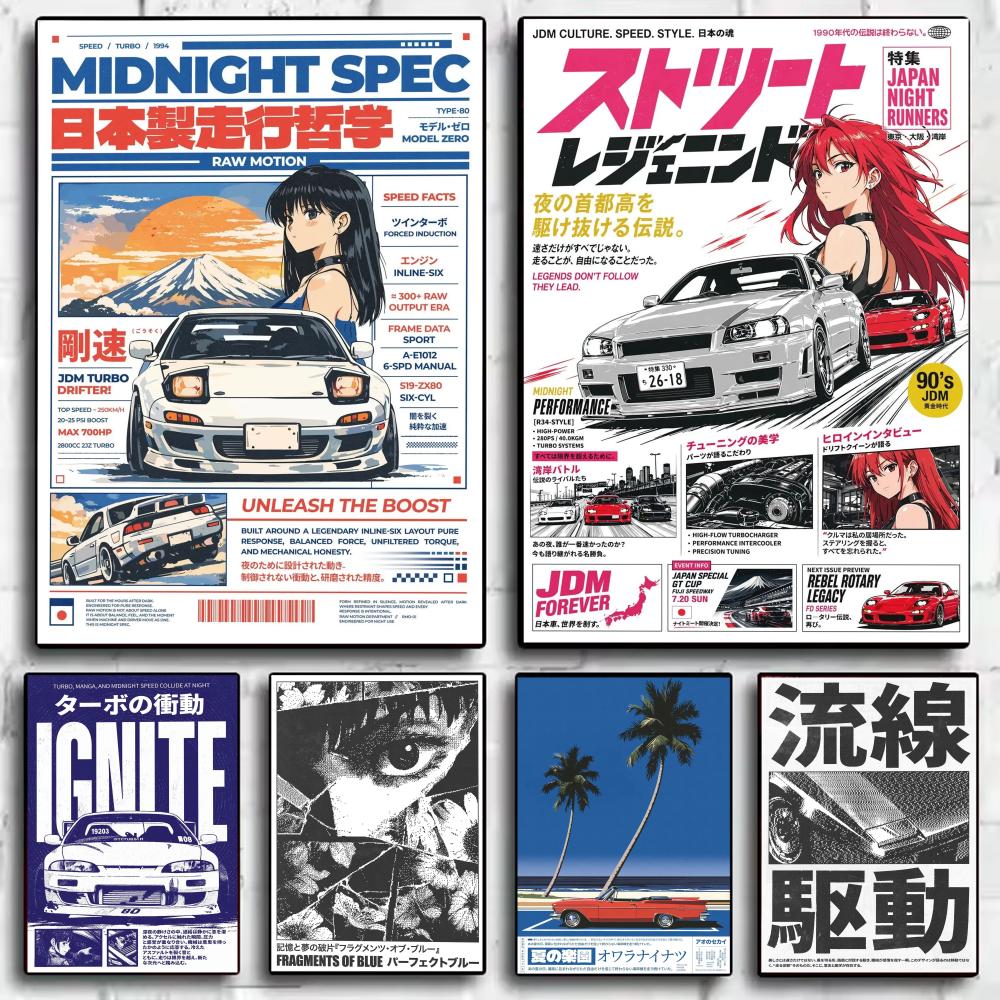 Poster Gaya Japandi Car Todd P - Lighting Mcqueen Bedroom Decor ulasan dan harga