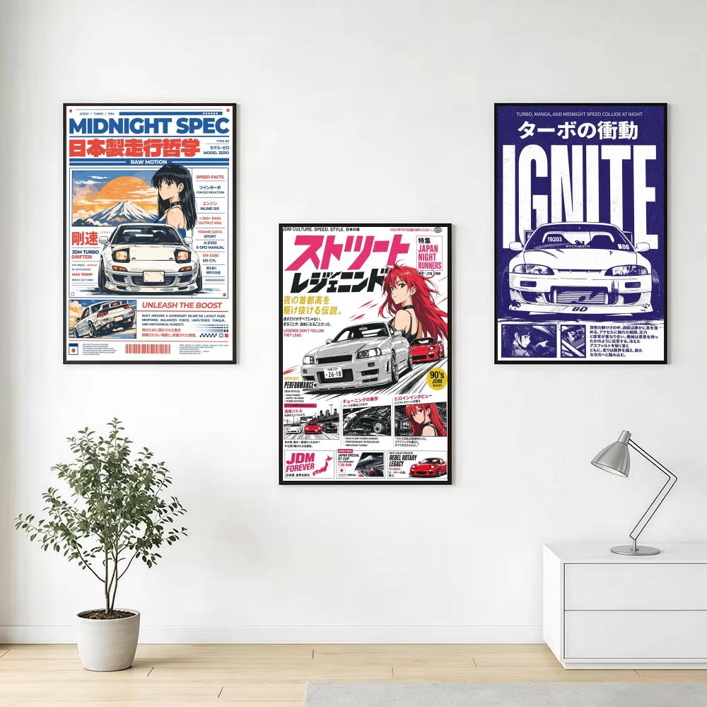 Poster Gaya Japandi Car Todd P - Lighting Mcqueen Bedroom Decor ulasan dan harga