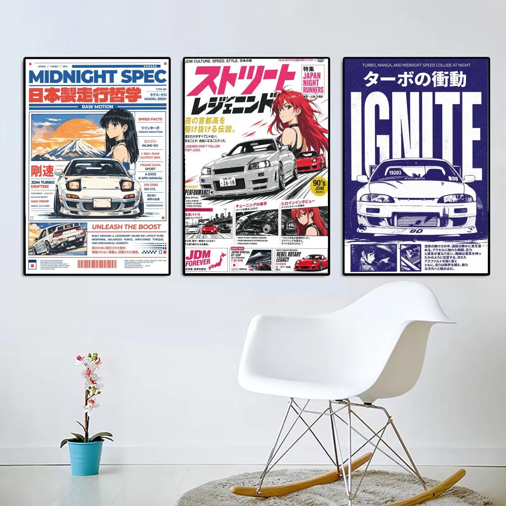 Poster Gaya Japandi Car Todd P - Lighting Mcqueen Bedroom Decor ulasan dan harga