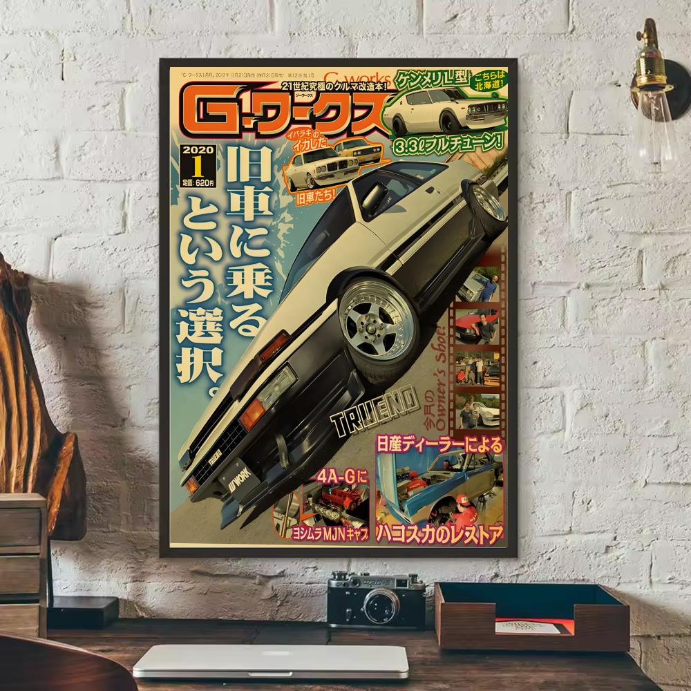 Stiker Poster J-JDM Mobil Jepa - Lighting Mcqueen Bedroom Decor ulasan dan harga