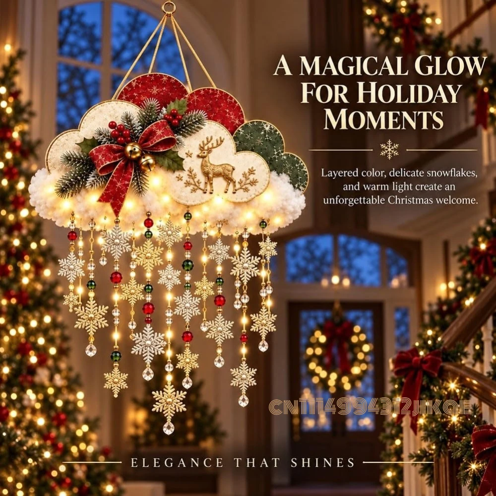 Lampu Hias Natal Bergaya Vinta - Lighting Christmas Decor ulasan dan harga